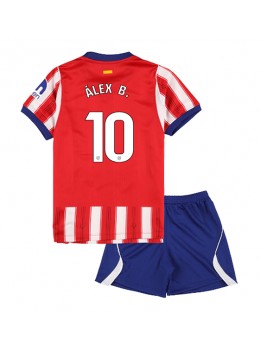 Otroški Nogometna dresi replika Atletico Madrid Alex Baena #10 Domači 2026-27 Kratek rokav (+ hlače)